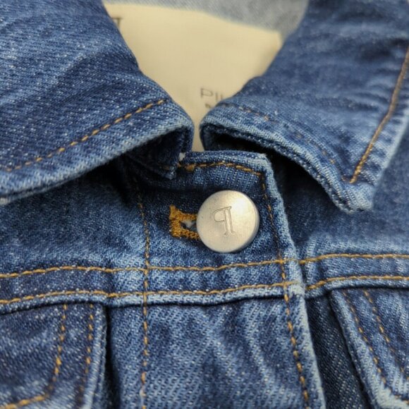 Brand New Pilcro Puff-Sleeve Denim Jacket - Picture 12 of 14